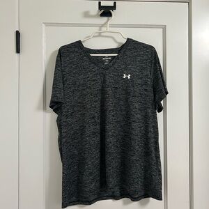 Under Armour Womens Tech Short Sleeve V-Neck Twist - Size 2XL